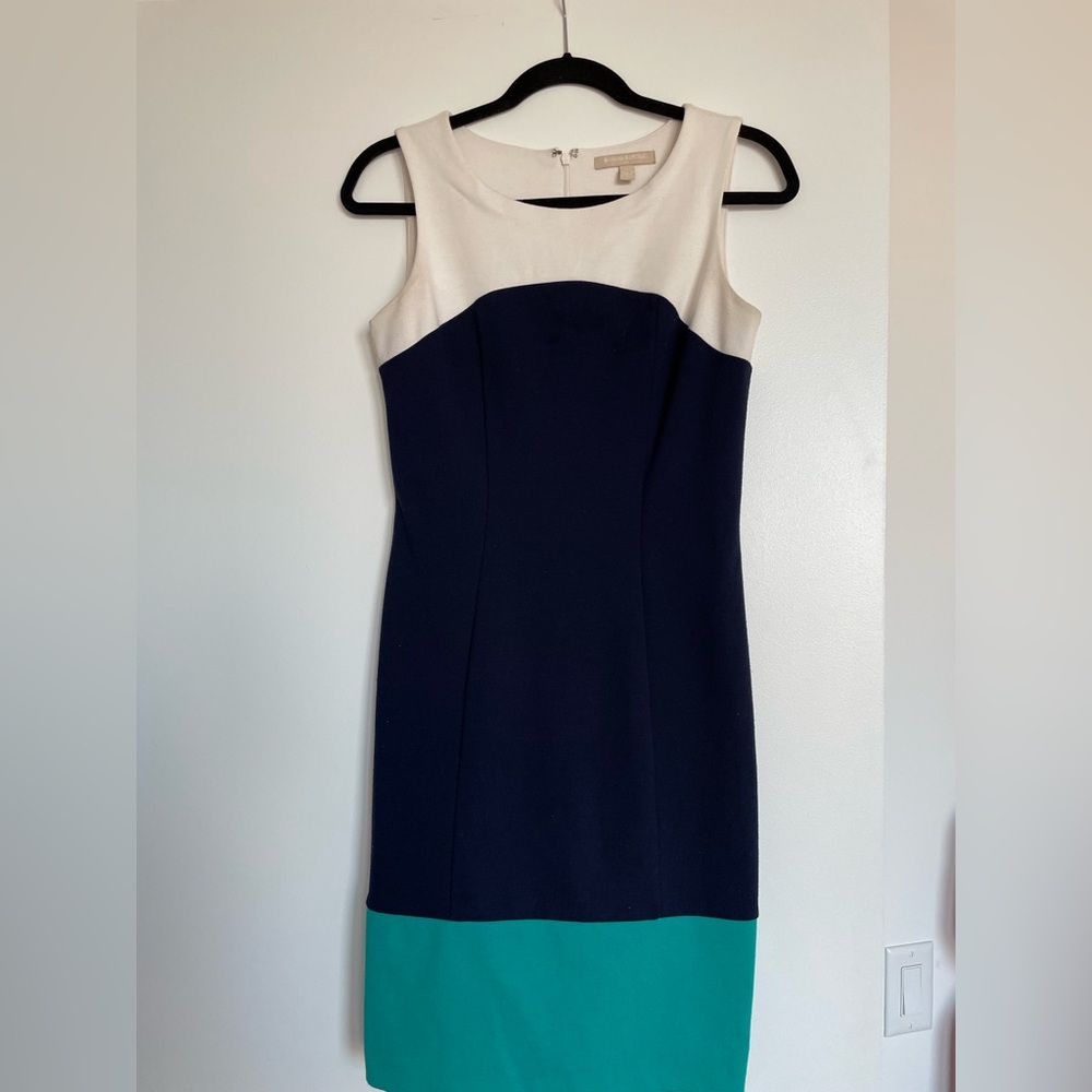 Banana Republic Navy Colorblock Dress, Size 0
